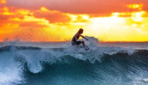 Surfer sur la vague